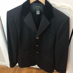 Ralph Lauren grey 100% wool blazer